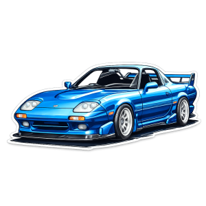 mazda rx 7 fd sticker (rear) (copy)