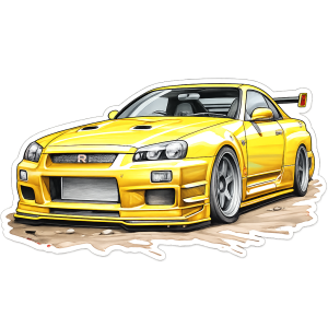 toyota celica liftback sticker (copy)