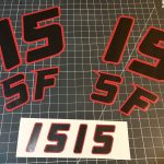 15 SF Raw numbers w/ Helmet number add on